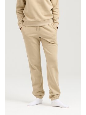 TeeShoppen TeeShoppen Joggery Podstawowe spodnie dresowe Beżowy Regular Fit