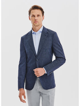 Pako Lorente Pako Lorente Marynarka P25WF-3X-002 Granatowy Slim Fit