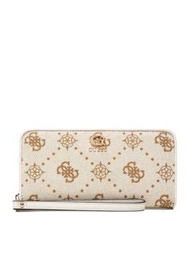 Guess Guess Голям дамски портфейл Neda Slg SWCP96 54146 Бежов
