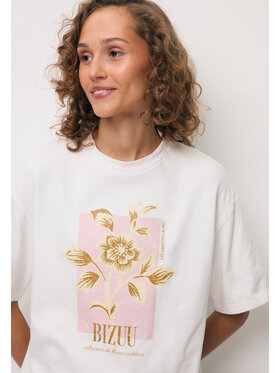 BIZUU BIZUU T-Shirt VIORA Bílá Standard Fit