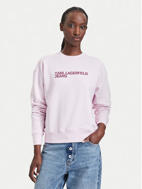 Karl Lagerfeld Jeans Karl Lagerfeld Jeans Bluza A1W20005 Różowy jasny Regular Fit