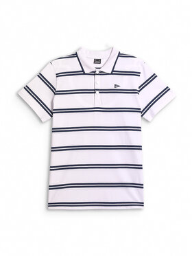 4F 4F Polo LAKESIDE ESCAPE Biały Regular Fit