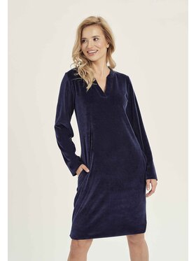 Taro Taro Tunika 3028-01 Granatowy Basic Fit