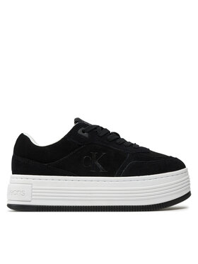 Calvin Klein Jeans Calvin Klein Jeans Sneakersy Bold Platf Laceup Low Mg Suede YW0YW01575 Čierna