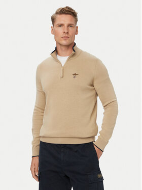 Aeronautica Militare Aeronautica Militare Pulover 262MA1670UL00506 Bej Regular Fit