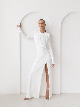 Aurora Aurora Sukienka wieczorowa Annabelle soft white Biały