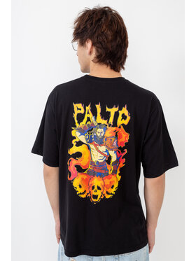 Palto Palto T-Shirt Warrior Czarny Relaxed Fit