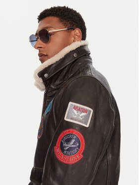 Μπουφάν δερμάτινο Milestone φωτογραφία