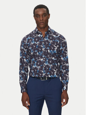 Hechter Paris Hechter Paris Hemd 60267 151604 Dunkelblau Modern Fit