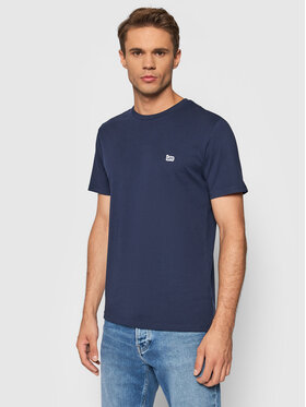Lee Lee T-Shirt Patch Logo L60UFQ35 112140348 Granatowy Regular Fit