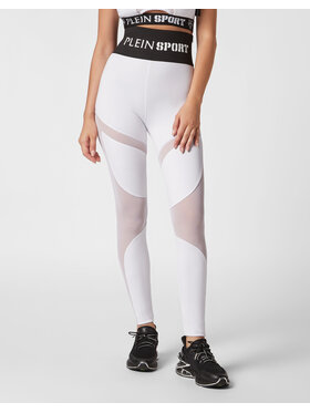 Plein Sport Plein Sport Legginsy 767 Biały Active Fit