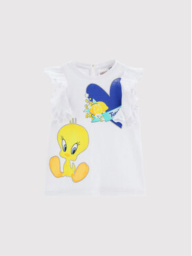 Original Marines Original Marines Blúzka LOONEY TUNES DCPV1107NF Biela Regular Fit