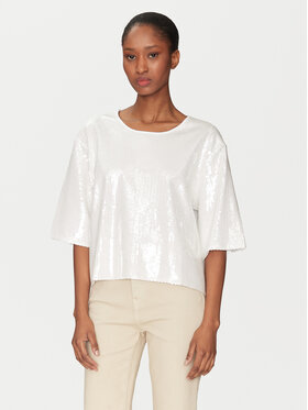 Marella Marella T-särk Gardone 2513971024 Ekrüüvärv Boxy Fit