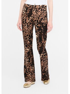 Liu Jo Liu Jo Spodnie materiałowe TF5127JS182M9701 Brązowy Slim Fit