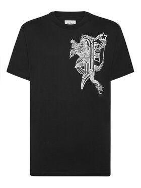 PHILIPP PLEIN PHILIPP PLEIN Tričko 11643 Čierna Regular Fit
