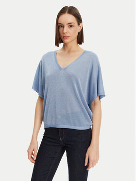 Morgan Morgan Sweater 251-MDIX Kék Relaxed Fit