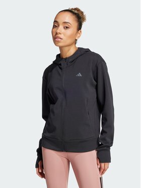 adidas adidas Bluza techniczna 140019 Czarny Loose Fit