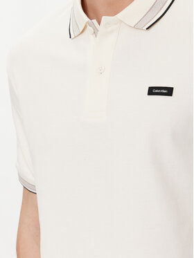 Calvin Klein Polo K10K112469 Écru Regular Fit