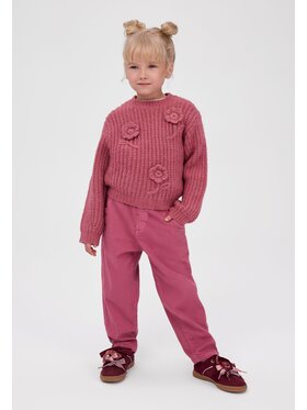 minoti minoti Spodnie materiałowe 32PANT100 Różowy Regular Fit