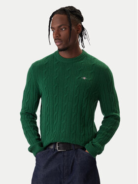 Gant Gant Svetr 8050213 Zelená Regular Fit