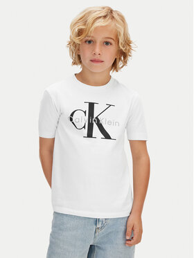 Calvin Klein Jeans Calvin Klein Jeans Tričko Monologo LV1CKSJA33 Biela Regular Fit