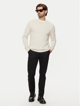 Calvin Klein Džemper K10K113410 Bež Slim Fit