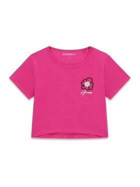 Guess Guess T-Shirt J6GI10 K6YW4 Σκούρο ροζ Relaxed Fit