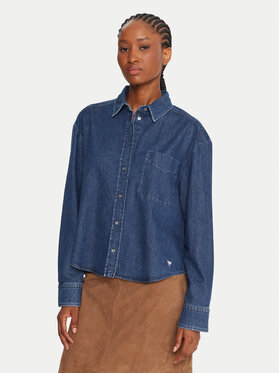 Weekend Max Mara Weekend Max Mara Джинсова сорочка Obbia 2525116052 Голубий Boxy Fit