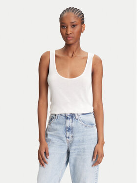 Calvin Klein Calvin Klein Top LV044C345G Écru Regular Fit