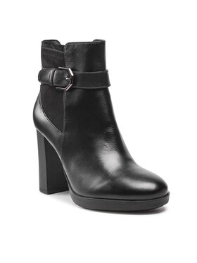 Geox Geox Členková obuv D Annya Pl.90 B D16PXB 085JZ C9999 Čierna