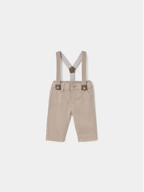 Mayoral Mayoral Текстилни панталони 1561 Бежов Regular Fit