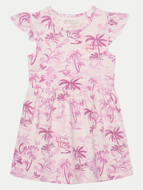 Guess Guess Лятна рокля K5GK14 K6YW4 Розов Regular Fit
