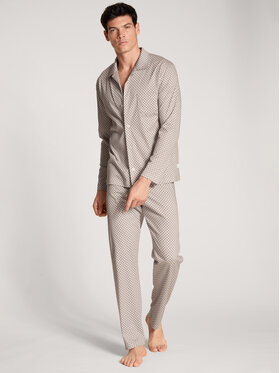 Calida Calida Pyžamo 40986 Šedá Comfort Fit