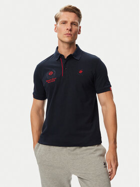 Beverly Hills Polo Club Beverly Hills Polo Club Polo marškinėliai P-SS26M-P2770 Tamsiai mėlyna Regular Fit