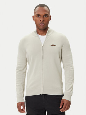 Aeronautica Militare Aeronautica Militare Kardigan 252MA1580UL00506 Bež Regular Fit
