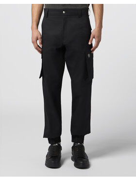 PHILIPP PLEIN PHILIPP PLEIN Cargo kalhoty 29927 Černá Cargo Fit