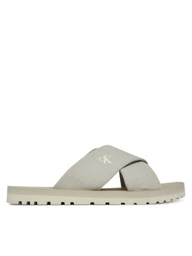 Calvin Klein Jeans Calvin Klein Jeans Klapki Cross Sandal Crxs Tx YM0YM01223 Szary