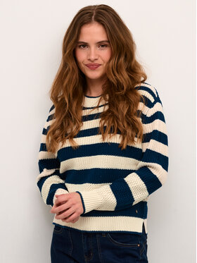 Cream Cream Svetr Crmuka Knitted 10611880 Modrá Straight Fit