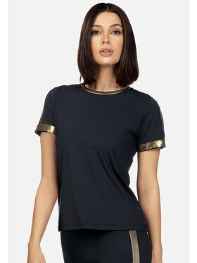 Feba Feba T-Shirt BLU02 Czarny Regular Fit
