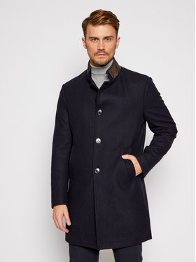 Roy Robson Roy Robson Cappotto di lana 3995-98 Blu scuro Regular Fit