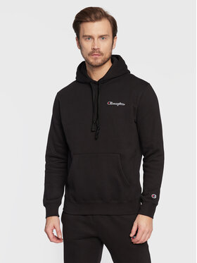 Champion Champion Bluza Small Script Logo 217862 Czarny Comfort Fit