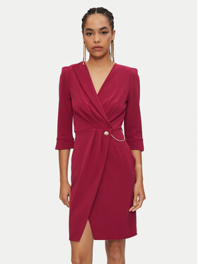 Rinascimento Rinascimento Coctailkleid CFC0019592002 Dunkelrot Regular Fit