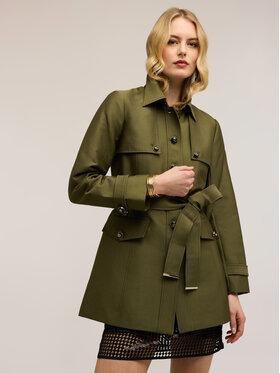 Motivi Motivi Cappotto invernale 0022Q000655N035 Verde Regular Fit