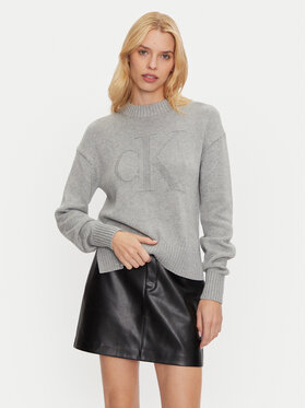 Calvin Klein Jeans Calvin Klein Jeans Pullover Intrasia J20J224224 Grau Regular Fit