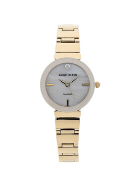 Anne Klein Anne Klein Zegarek AK-2434PMGB Złoty