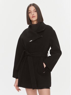 Liu Jo Liu Jo Demisezoninis paltas MF3306 J4600 Juoda Oversize
