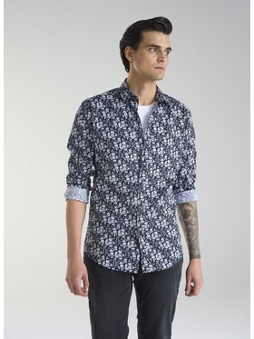 Pako Lorente Pako Lorente Koszula P24SN-1X-033 Granatowy Slim Fit