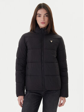 Guess Guess Vatovaná bunda New Claudia V4YL03 WFUD0 Černá Regular Fit