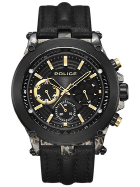 Police Police Zegarek POLICE Taman PL.PEWJF2226641 Czarny