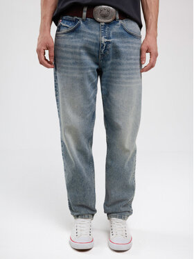 BIG STAR BIG STAR Jeansy ATES_413_190 Niebieski Tapered Leg